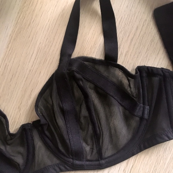 Victoria's Secret Black Mesh Bralette - Picture 4 of 5